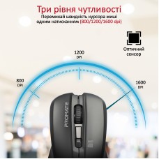 Мышь Wireless Promate Contour Black