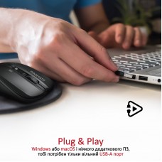 Мышь Wireless Promate Contour Black