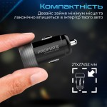 Автомобильное зарядное устройство Promate DriveGear 1USB 1Type-C 3A 20W Black