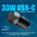 Автомобильное зарядное устройство Promate DriveGear-PD33 1USB 1Type-C 3A 33W Black