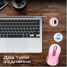 Мышь Wireless Promate Ken Pink