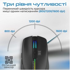Мышь Wireless Promate Kitt Black