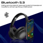 Наушники гарнитура накладные Bluetooth Promate LaBoca-Pro Black