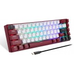 Клавиатура Wireless Motospeed BK67 Longhua Blue Red (mtbk67rmb)