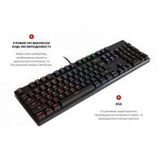 Клавиатура Motospeed CK107 Outemu Red RGB Black (mtk96mr)