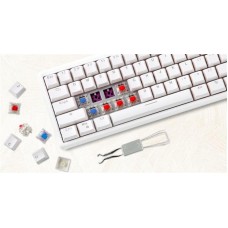 Клавиатура Wireless Motospeed SK66 Gateron Red Hot Swap White (mtsk66wmr)