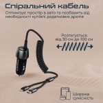 Автомобильное зарядное устройство Promate PowerDrive-33PDCi 1USB 33W 3.5A Black