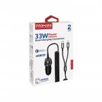 Автомобильное зарядное устройство Promate PowerDrive-33PDCi 1USB 33W 3.5A Black