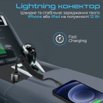 Автомобильное зарядное устройство Promate PowerDrive-33PDI 1Type-C 3.5A 33W Black