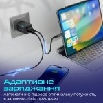 Сетевое зарядное устройство Promate PowerPort-25AC 25W 1Type-C 1USB 3A Black