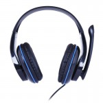 Наушники гарнитура накладные проводные Sades SA-701 Black/Blue (sa701blj)