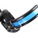 Наушники гарнитура накладные проводные Sades SA-702 Element Black/Blue (sa702bl)