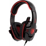 Наушники гарнитура накладные проводные Sades SA-708GT Black/Red (sa708brj)