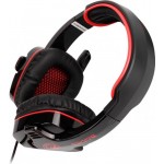 Наушники гарнитура накладные проводные Sades SA-708GT Black/Red (sa708brj)