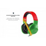 Наушники гарнитура накладные проводные Sades SA-721 Spirits Rasta (sa721rsj)