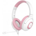 Наушники гарнитура накладные проводные Sades SA-724 Shaman Pink (sa724pkj)