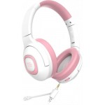 Наушники гарнитура накладные проводные Sades SA-724 Shaman Pink (sa724pkj)