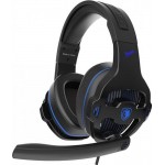 Наушники гарнитура накладные проводные Sades SA-726 Ppower Black/Blue (sa726blj)