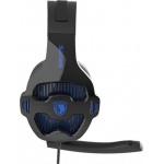 Наушники гарнитура накладные проводные Sades SA-726 Ppower Black/Blue (sa726blj)