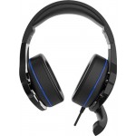 Наушники гарнитура накладные проводные Sades SA-726 Ppower Black/Blue (sa726blj)