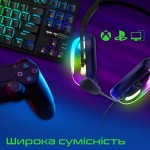 Наушники гарнитура накладные проводные Vertux Sirius Black