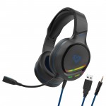 Наушники гарнитура накладные проводные Vertux Tokyo Blue