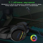 Наушники гарнитура накладные проводные Vertux Tokyo Blue