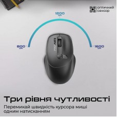 Мышь Wireless Promate UniGlide Black