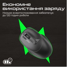 Мышь Wireless Promate UniGlide Black