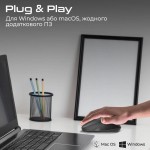 Мышь Wireless Promate UniGlide Black