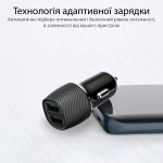 Автомобильное зарядное устройство Promate Voltrip-Duo 2USB 2.4A Black